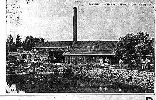 Ville de SAINTANDEOLLECHATEAU Carte postale ancienne