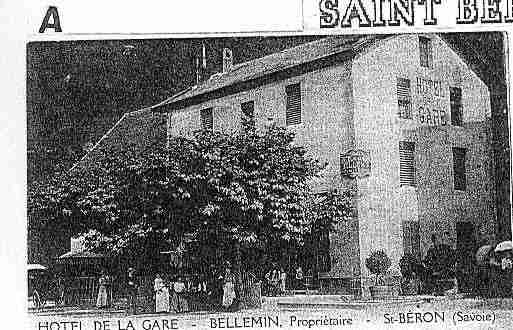 Ville de SAINTBERON Carte postale ancienne