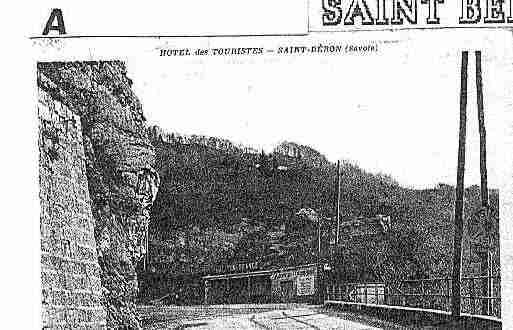 Ville de SAINTBERON Carte postale ancienne