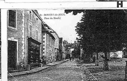 Ville de SAINTBONNETDEJOUX Carte postale ancienne