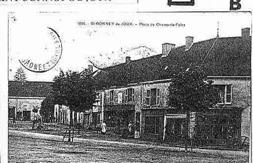 Ville de SAINTBONNETDEJOUX Carte postale ancienne