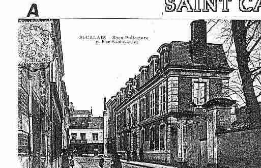 Ville de SAINTCALAIS Carte postale ancienne