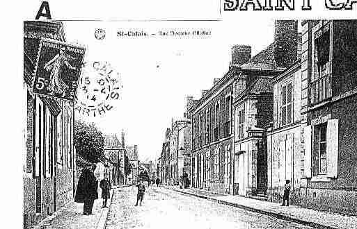 Ville de SAINTCALAIS Carte postale ancienne