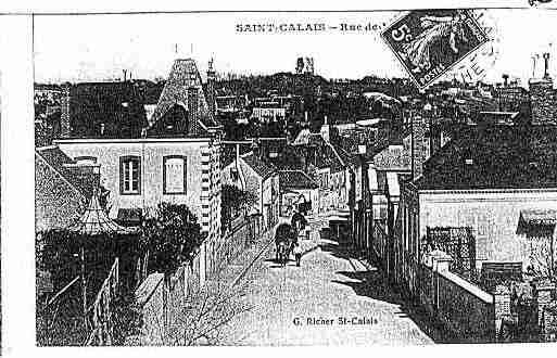 Ville de SAINTCALAIS Carte postale ancienne