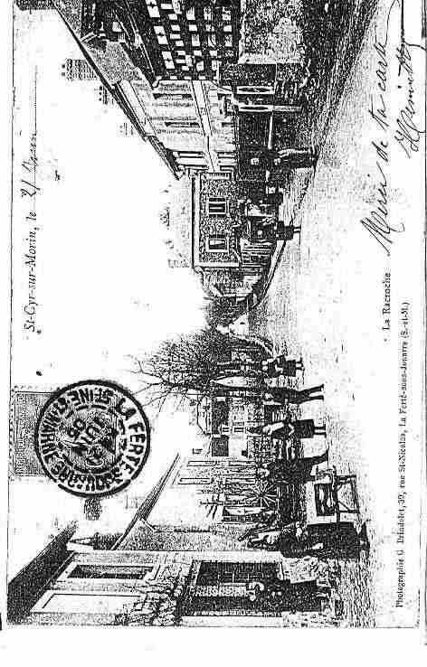 Ville de SAINTCYRSURMORIN Carte postale ancienne