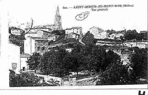 Ville de SAINTDIDIERAUMONTD\'OR Carte postale ancienne