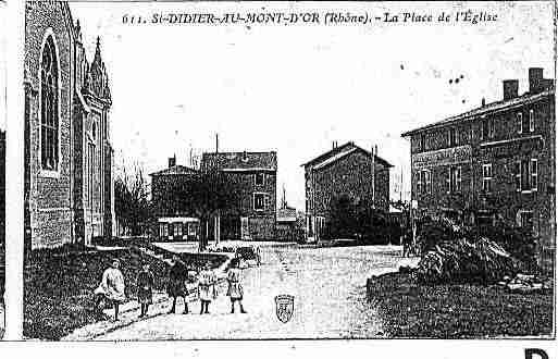 Ville de SAINTDIDIERAUMONTD\\\'OR Carte postale ancienne