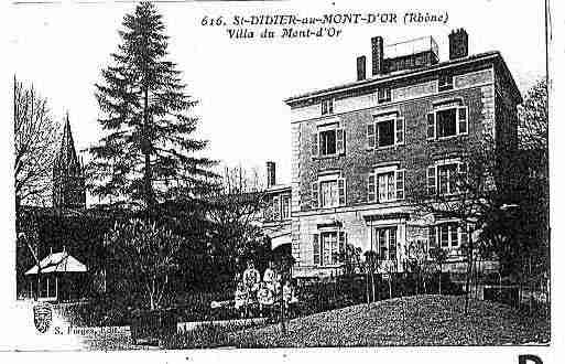 Ville de SAINTDIDIERAUMONTD\\\'OR Carte postale ancienne