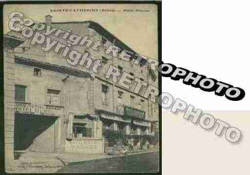 Ville de SAINTECATHERINE Carte postale ancienne