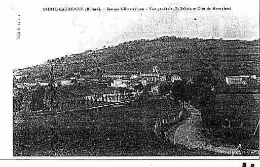 Ville de SAINTECATHERINE Carte postale ancienne