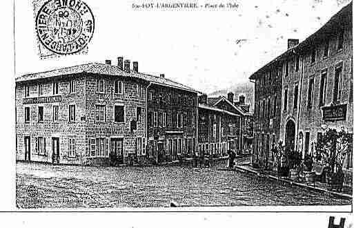 Ville de SAINTEFOYL\\\'ARGENTIERE Carte postale ancienne