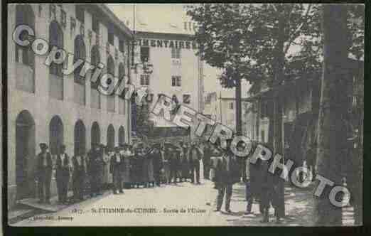 Ville de SAINTETIENNEDECUINES Carte postale ancienne