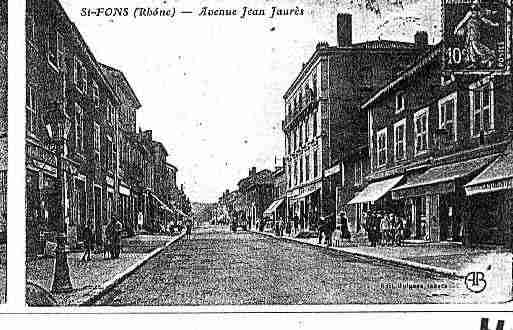 Ville de SAINTFONS Carte postale ancienne