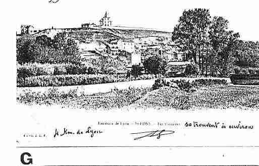 Ville de SAINTFONS Carte postale ancienne