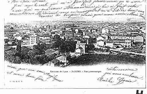 Ville de SAINTFONS Carte postale ancienne