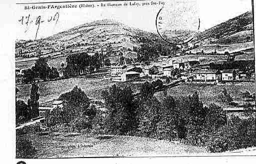 Ville de SAINTGENISL\'ARGENTIERE Carte postale ancienne