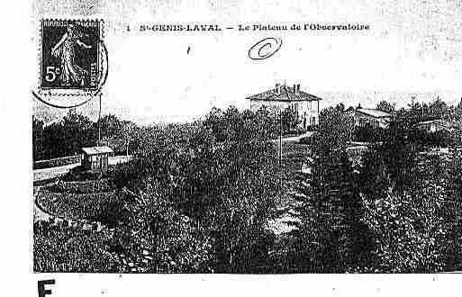 Ville de SAINTGENISLAVAL Carte postale ancienne