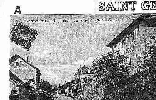 Ville de SAINTGENIXSURGUIERS Carte postale ancienne