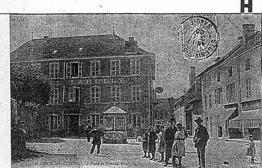 Ville de SAINTGENIXSURGUIERS Carte postale ancienne