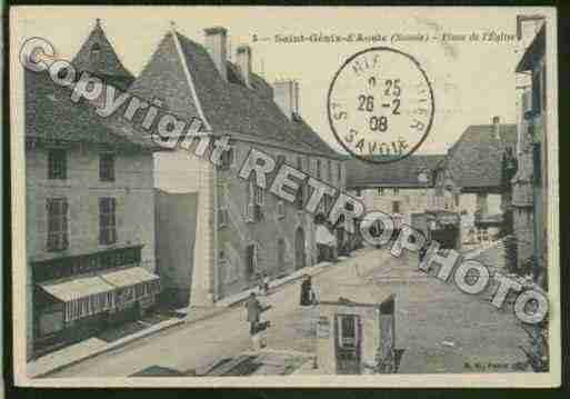 Ville de SAINTGENIXSURGUIERS Carte postale ancienne