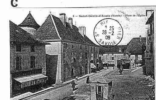 Ville de SAINTGENIXSURGUIERS Carte postale ancienne