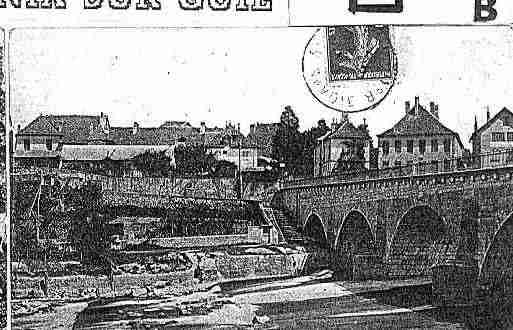 Ville de SAINTGENIXSURGUIERS Carte postale ancienne