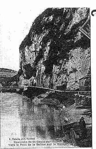 Ville de SAINTGENIXSURGUIERS Carte postale ancienne