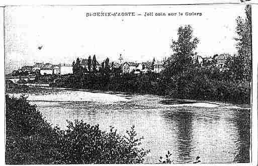 Ville de SAINTGENIXSURGUIERS Carte postale ancienne