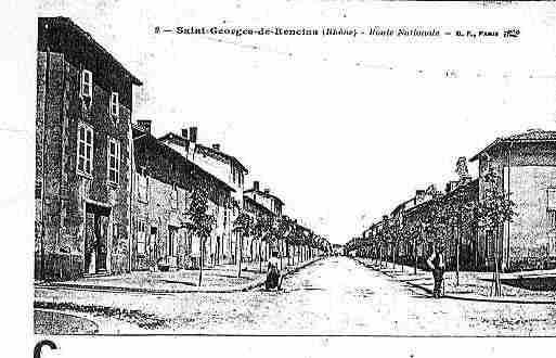 Ville de SAINTGEORGESDERENEINS Carte postale ancienne