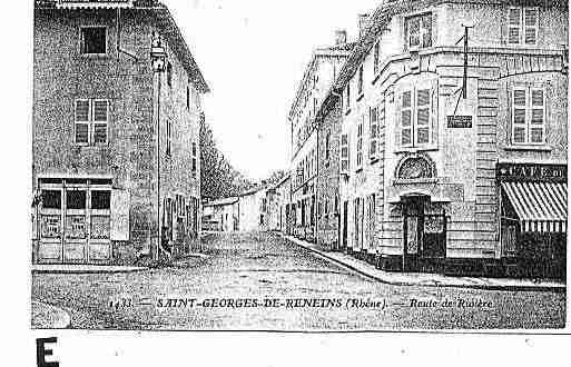 Ville de SAINTGEORGESDERENEINS Carte postale ancienne