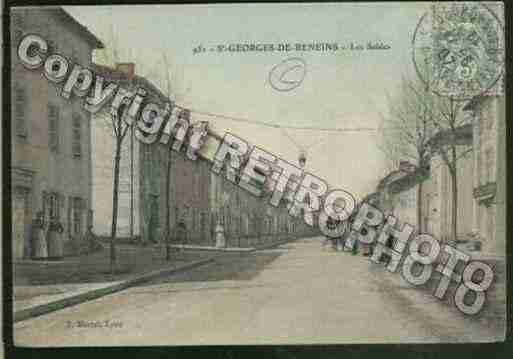 Ville de SAINTGEORGESDERENEINS Carte postale ancienne