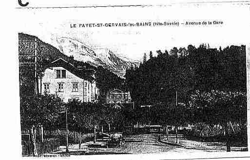 Ville de SAINTGERVAISLESBAINS Carte postale ancienne