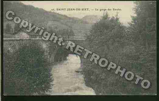 Ville de SAINTJEANDESIXT Carte postale ancienne