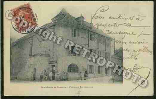 Ville de SAINTJULIENENGENEVOIS Carte postale ancienne