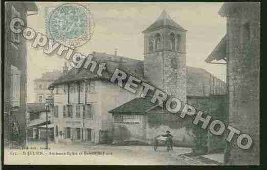 Ville de SAINTJULIENENGENEVOIS Carte postale ancienne