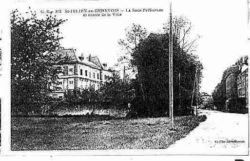 Ville de SAINTJULIENENGENEVOIS Carte postale ancienne