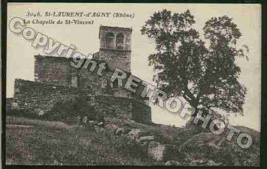 Ville de SAINTLAURENTD\\\'AGNY Carte postale ancienne