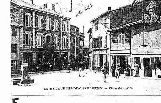 Ville de SAINTLAURENTDECHAMOUSSET Carte postale ancienne