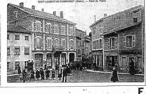 Ville de SAINTLAURENTDECHAMOUSSET Carte postale ancienne