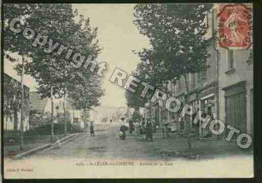 Ville de SAINTLEGERSURDHEUNE Carte postale ancienne