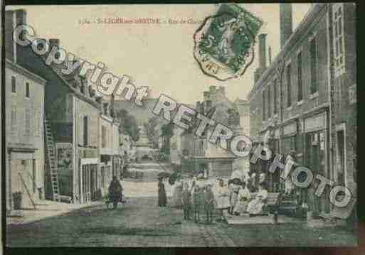 Ville de SAINTLEGERSURDHEUNE Carte postale ancienne