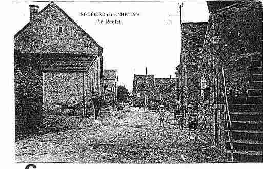 Ville de SAINTLEGERSURDHEUNE Carte postale ancienne