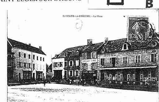 Ville de SAINTLEGERSURDHEUNE Carte postale ancienne