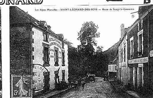 Ville de SAINTLEONARDDESBOIS Carte postale ancienne