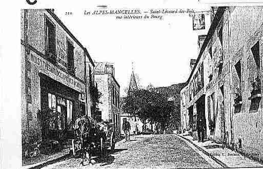 Ville de SAINTLEONARDDESBOIS Carte postale ancienne