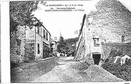 Ville de SAINTLEONARDDESBOIS Carte postale ancienne