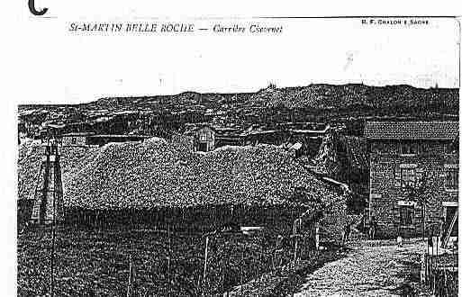 Ville de SAINTMARTINBELLEROCHE Carte postale ancienne