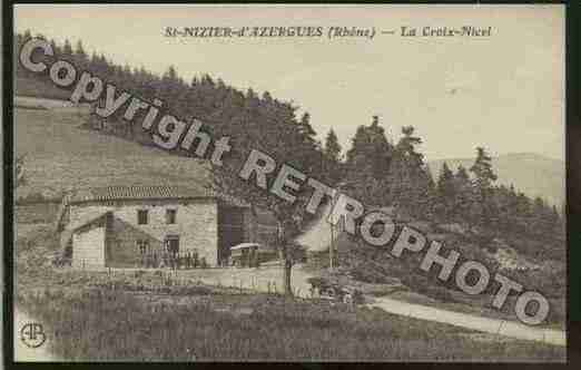 Ville de SAINTNIZIERD\'AZERGUES Carte postale ancienne