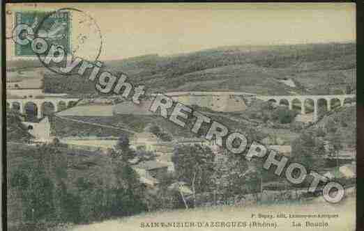 Ville de SAINTNIZIERD\'AZERGUES Carte postale ancienne