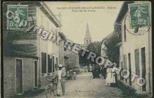 Ville de SAINTPIERREDECHANDIEU Carte postale ancienne